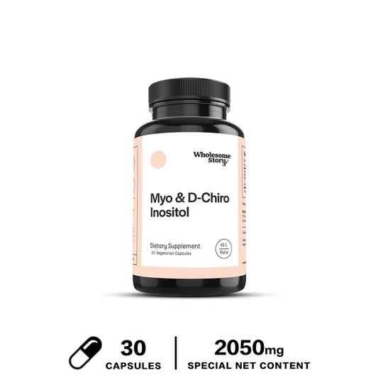 Inositol & D-Chiro Inositol Blend | Most Beneficial 40:1 Ratio | Female Hormone Balance & Healthy Ovarian Function Support